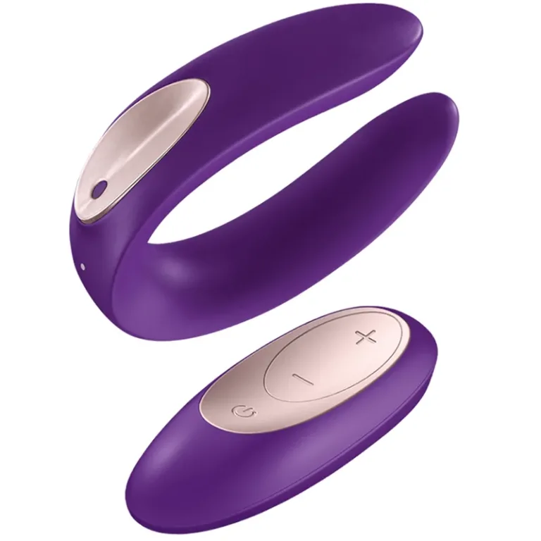 Satisfyer vibrador com controlo remoto roxo